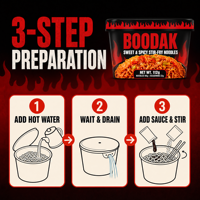 Mie Instan Ayam Pedas Manis Goreng 112g dalam Cup untuk Importir Distributor Pembeli Grosir Pesanan Massal