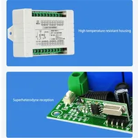 Commutateur de télécommande sans fil RF DC 12/24V, module relais 6 canaux, kit émetteur-récepteur 433/315Mhz G801