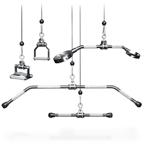 Tellus phòng tập thể dục thiết bị rắn Chrome duy nhất D xử lý cáp phụ kiện tập tin đính kèm Pro Lat kéo máy cho Lat kéo làm bằng thép - Product Image 6