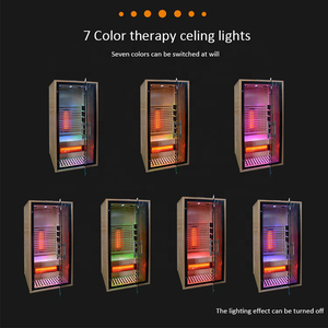 Châu Âu phổ biến giá rẻ giá một người thấp EMF gỗ tắm hơi sang trọng trong nhà tắm hơi để bán - Product Image 5