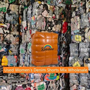 Shorts en jean d'occasion pour femmes, style coréen, qualité supérieure, en balles, premium, Ukay Ukay, décontractés - Product Image 1