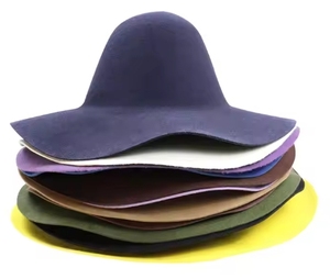 Sombreros Fedora <span class=keywords><strong>de</strong></span> Ala Extra Ancha OEM VW2562 para Mujer, Sombrero <span class=keywords><strong>de</strong></span> Fieltro <span class=keywords><strong>de</strong></span> Lana Colorido y Moderno con Cuerpo <span class=keywords><strong>de</strong></span> Sombrero Fedora con Pelaje - Product Image 1