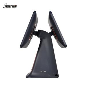 CY-95 15.6 Màn hình kép Máy thu ngân Chất lượng cao Máy <span class=keywords><strong>POS</strong></span> với máy in 58 Mét 80 mét wifi giá rẻ <span class=keywords><strong>POS</strong></span> cho siêu thị - Product Image 4