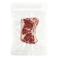 Sachets rétractables personnalisés et recyclables, compatibles micro-ondes, pour aliments congelés, gelées, conserves, salades, aliments pour bébés, sushis, lait