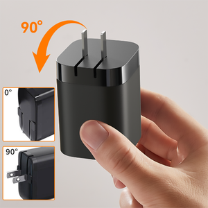 Adaptateur de chargeur mural GaN 65W PD+QC 2025 le plus populaire avec prise EU et câble rétractable pour ordinateur portable – Personnalisable - Product Image 5