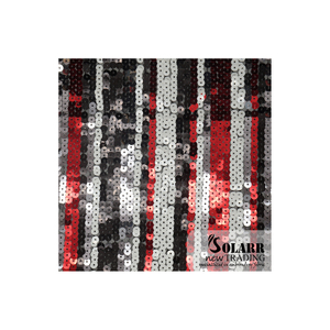 Phong Cách Mới Chất Lượng Cao Nigeria 3D <span class=keywords><strong>Sequin</strong></span> Net Ren Vải Sáng Bóng Vòng Tròn Thêu Lớn Bạc - Product Image 1