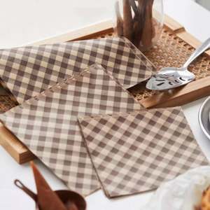 Custom Printed Greaseproof Food Wrapping <b>Paper</b> for Food Hamburger Bread Packaging - Product Image 1