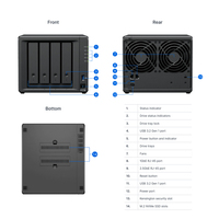 Promotion pour le NAS DS425+ 4 baies sans disque SSD avec interface USB pour les entreprises