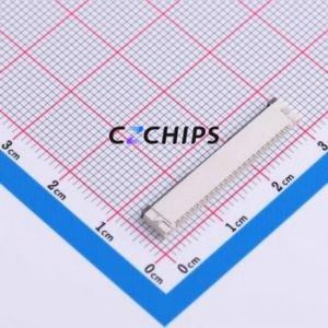 XW1020012-240R-001 FFC/FPC Connector SMD,P=1mm,Horizontal Mount Connector Flip Cover Type Bottom Contact 24P 1mm - Product Image 2