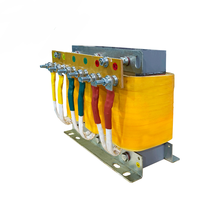Yadoo TEK OCL Réacteur de ligne triphasé 230V à 400V CA, noyau en acier au silicium, enroulement en cuivre/aluminium, 0.75KW 600KW 50/60HZ