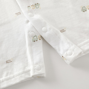 Mameluco de <span class=keywords><strong>Bebé</strong></span> de Mezcla de Algodón con Cierre de Botones a Presión, Ropa de <span class=keywords><strong>Verano</strong></span> para Bebés, Variante - Product Image 4