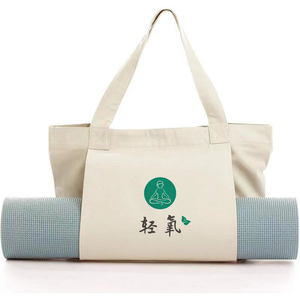 Eco Friendly <b>Yoga</b> Pilates Mat <b>Bag</b> Gym Accessories Cotton Beach Shoulder Canvas Reusable Durable Customizable Size/Color <b>Yoga</b> <b>Bag</b> - Product Image 6