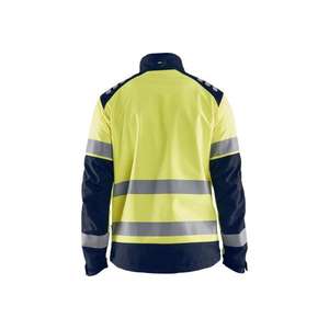 BLAKLADER - 4497251389334XL <b>Hi</b>-<b>Vis</b> <b>Softshell</b> <b>jacket</b> Navy blue/Yellow - EAN 7330509779750 <b>HI</b>-<b>VIS</b> WORKWEAR - Product Image 2
