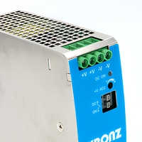 KRONZ Alimentation industrielle PRF240-24A30 sur rail DIN 240W/24V/10A Entrée CA/CC à découpage 16A Configuration métal PFC 100-240VAC