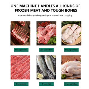 Máquina Profesional Automática Comercial para Cortar Carne y Huesos, Sierra de Mesa para Huesos Congelados con Motor y Componente Central - Product Image 6