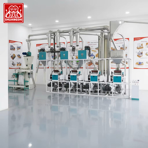 Ligne de production de farine de blé haute efficacité et précision avec moteur, engrenages et roulements, capacité de 20 tonnes/jour, tension 380V, à vendre - Product Image 2