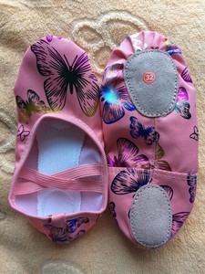 Children Ballet Shoes Butterfly Gold-stamped Free Lace Cat Claw Shoes Elegant Chinese Dance Girls <strong>Ballerina</strong> Practice Dance Shoe - Product Image 6