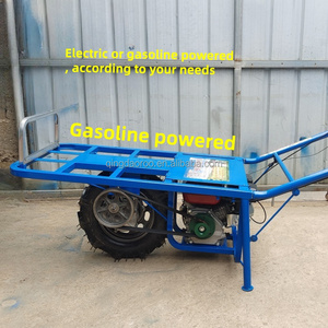 ओम अनुकूलन योग्य कृषि इलेक्ट्रिक गार्डन व्हीलबैरो फ्लैट फार्म कार्ट - Product Image 6