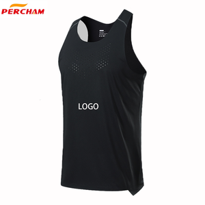 メンズ通気性メッシュ穴あきスポーツタンクトップ、ノースリーブデザイン、速乾性生地、ランニング、トレーニング、ジムワークアウト用 - Product Image 2