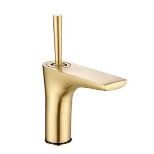 Golden Basin Faucet Elegante Becken armaturen mit Spezialgriff-Waschtisch armatur