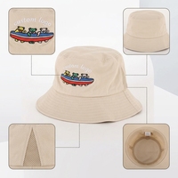 Nouveau Chapeau Bob Décontracté Personnalisé 2026 en Gros, Service OEM, Casquette de Pêcheur Unie avec Logo Brodé Personnalisé