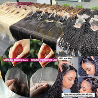 Perruque Lace Front de cheveux humains 13x6 hd, perruque de cheveux bruts à cuticule alignée perruque Lace Frontal hd, perruques Full Lace pour femmes noires