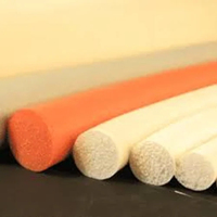 Cordons en caoutchouc de silicone, cordons ronds flexibles, bande d'étanchéité, bande d'extrusion pour joints, isolation, applications industrielles
