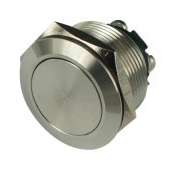 Interrupteurs à bouton poussoir métalliques PB-02A-19-MF 5A 250VAC Bornes à vis