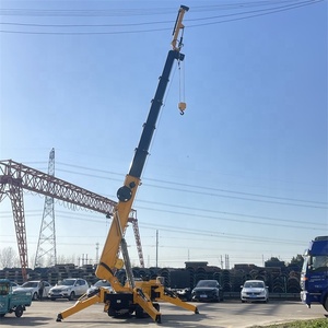 מנוף זחילה 8 טון קטן עם הרמת עכביש שלט רחוק ומנוף הידראולי נייד - Product Image 2