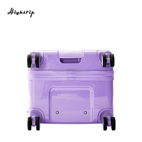 Valise à roulettes rigide moderne avec serrure TSA, fermeture éclair, roues à 360 degrés, construction en PC durable, légère et résistante à l'eau