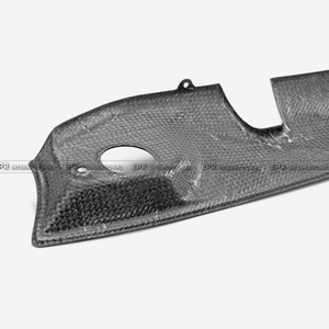 Couverture latérale de moteur en carbone sec de style OEM premium, 2 pièces, pour Ferrari F8 Cabriolet, amélioration de la garniture du compartiment moteur - Product Image 4