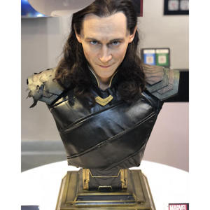 Statue de buste de <span class=keywords><strong>Loki</strong></span> en résine et fibre de verre de qualité supérieure, collection d'objets de collection, figurine d'<span class=keywords><strong>action</strong></span>, taille réelle, statue de Thor - Product Image 3