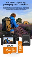 Tarjeta de memoria logotipo personalizado almacenamiento mini tarjeta TF 16GB 32GB 64GB 128GB 256GB adecuado para cámaras MP4 y teléfonos móviles