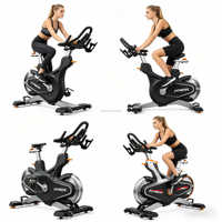 Nouveau modèle de vélo d'exercice magnétique en acier inoxydable, design durable pour la maison et l'entraînement physique en intérieur