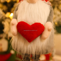 EAGLEGIFTS Décoration de Noël : Gnome sans visage, Poupée Elfe, Gonk sans visage, Jouet sur pied pour table, Fournitures de décoration de Noël