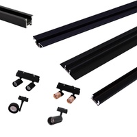Mini spot LED magnétique sur rail 10 mm, 24 V, pour vitrine de musée et de bijouterie, avec grille pliable