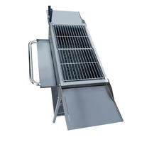 Barbecue électrique portable pliable automatique turc-russe pour camping, charbon de bois, type Hibachi, pour Chypre
