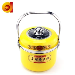 Stainless steel household pot food non- fire cooking steamer with steamed piece
