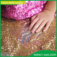 Poudre de paillettes dorées scintillantes pour résine