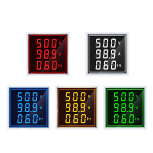 AC 60-500V 1-100A LED Digital Voltmeter Ammeter 220V Voltage Current Meter <strong>Hertz</strong> HZ Signal Lights DC Volt <strong>Amp</strong> Tester Detector - Product Image 2