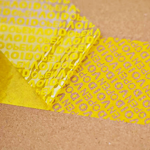 Cinta de seguridad Void Leave Tamper Evidence multicolor para envíos internacionales y protección de marca - Product Image 5