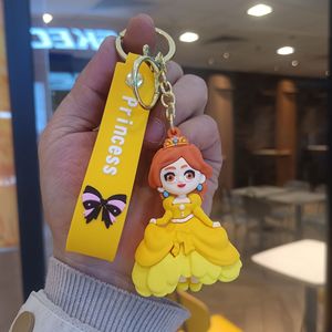 Mới công chúa phim hoạt hình <span class=keywords><strong>3D</strong></span> Silicone <span class=keywords><strong>Keychain</strong></span> bền thân thiện với môi Nhiều màu Quà tặng khuyến mãi - Product Image 6
