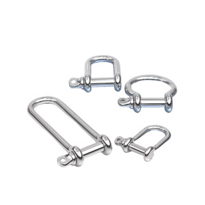 Cùm thép không gỉ hình chữ D <span class=keywords><strong>304</strong></span> lý tưởng cho xây dựng và vận chuyển - Product Image 2