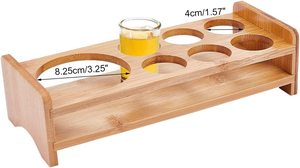 Accesorios de Bar, Paleta de Madera Personalizada para Vasos de Cerveza, Whisky, Vino, Licor, <span class=keywords><strong>Vodka</strong></span>, Tequila, Ron, Tabla de Degustación - Product Image 4