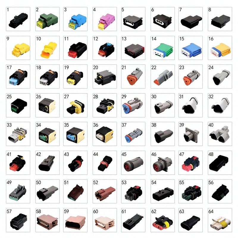 Auto Automotive Electrical Connectors Wire Harness