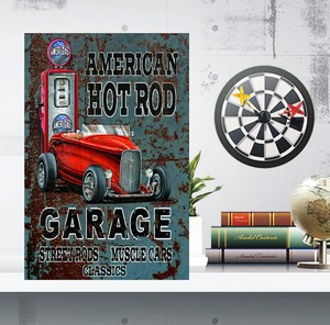 Plaques Métalliques Décoratives Vintage Rétro en Étain pour Décoration <span class=keywords><strong>Murale</strong></span> de Garage, Bar, Pub, Cave d'Homme - Product Image 6