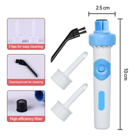 Nouveau design – 1 ensemble de nettoyeurs d'oreilles électriques sécurisés, aspirateur de cérumen électrique, outil de nettoyage indolore