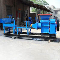 Machines à fabriquer des briques Machine rotative de fabrication de l'argile Production de coupe de fil Automatique Manuel Prix