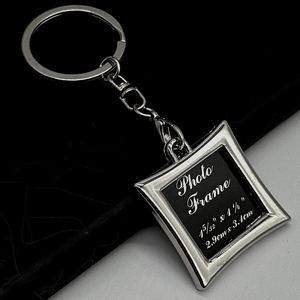 Factory Wholesale <b>Customized</b> Logo Multi-Shape Metal Keyrings Personalized Promotional Blank <b>Keychains</b> - Product Image 6