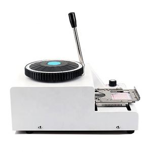 Machine à embosser les cartes PVC 68 70 caractères, pour lettres, numéros et plaques d'identification en plastique - Product Image 2